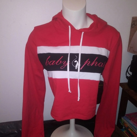 Baby Phat Sweaters - Baby Phat Crop top Sweater